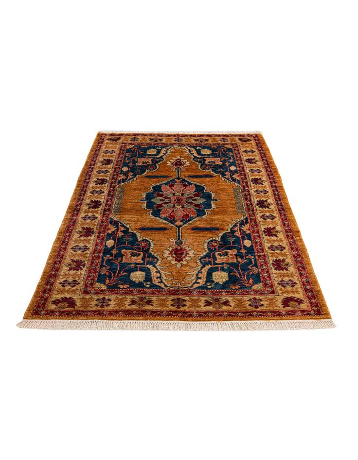 Detail image of 4' 11 x 6' 10  Hand Knotted Ziegler Wool Rug