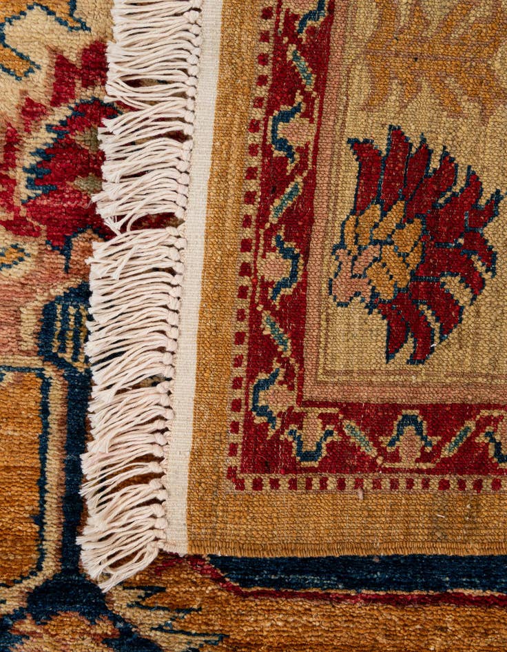 Detail image of 4' 11 x 6' 10  Hand Knotted Ziegler Wool Rug