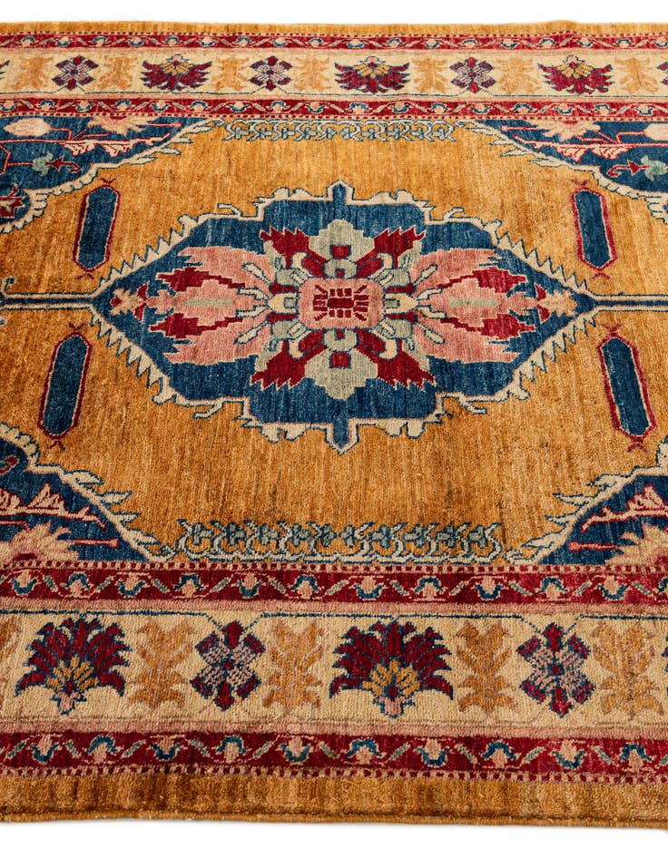 Detail image of 4' 11 x 6' 10  Hand Knotted Ziegler Wool Rug