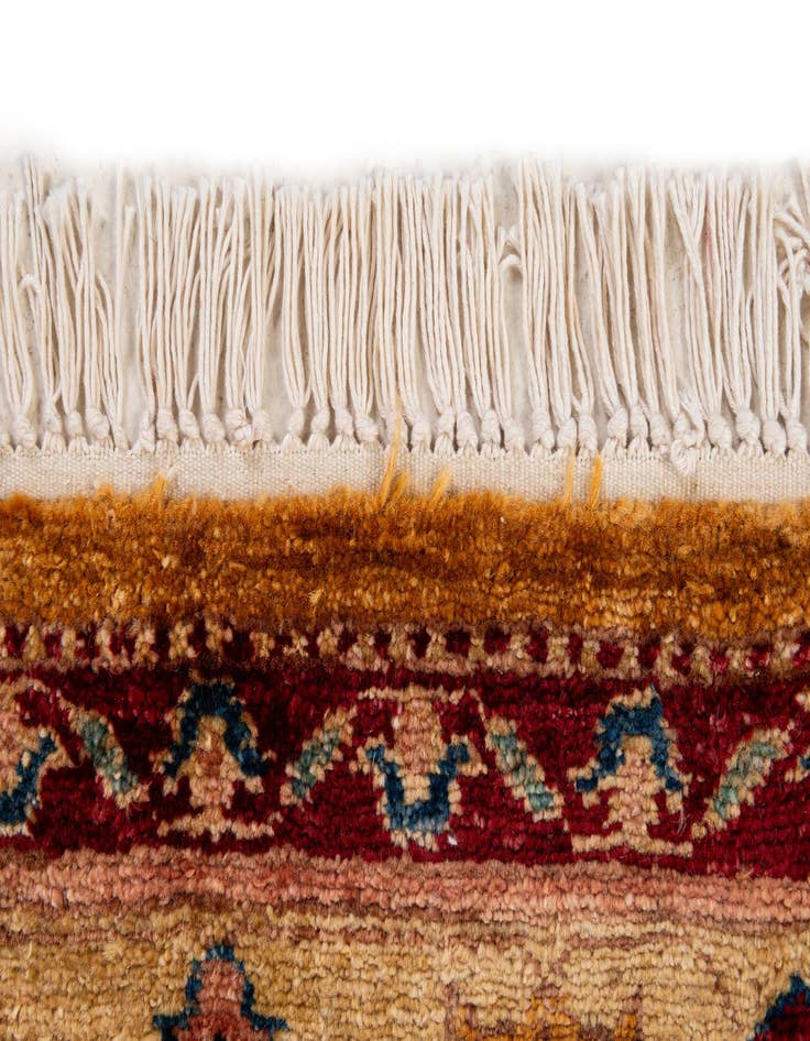 Detail image of 4' 11 x 6' 10  Hand Knotted Ziegler Wool Rug