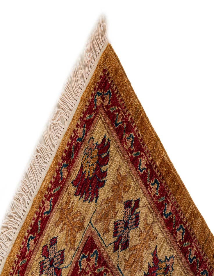 Detail image of 4' 11 x 6' 10  Hand Knotted Ziegler Wool Rug