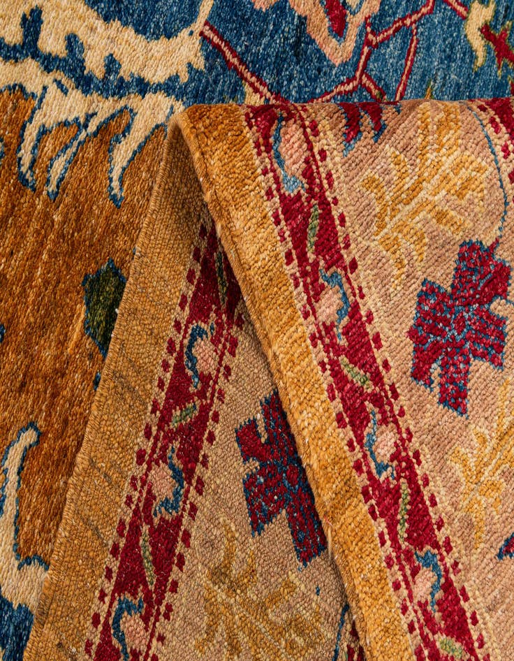 Detail image of 5' 1 x 7' 3  Hand Knotted Ziegler Wool Rug