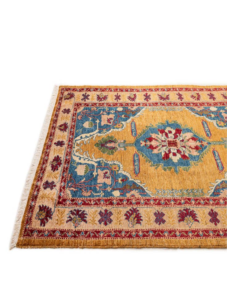 Detail image of 5' 1 x 7' 3  Hand Knotted Ziegler Wool Rug