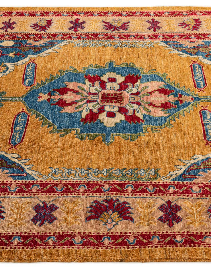 Detail image of 5' 1 x 7' 3  Hand Knotted Ziegler Wool Rug