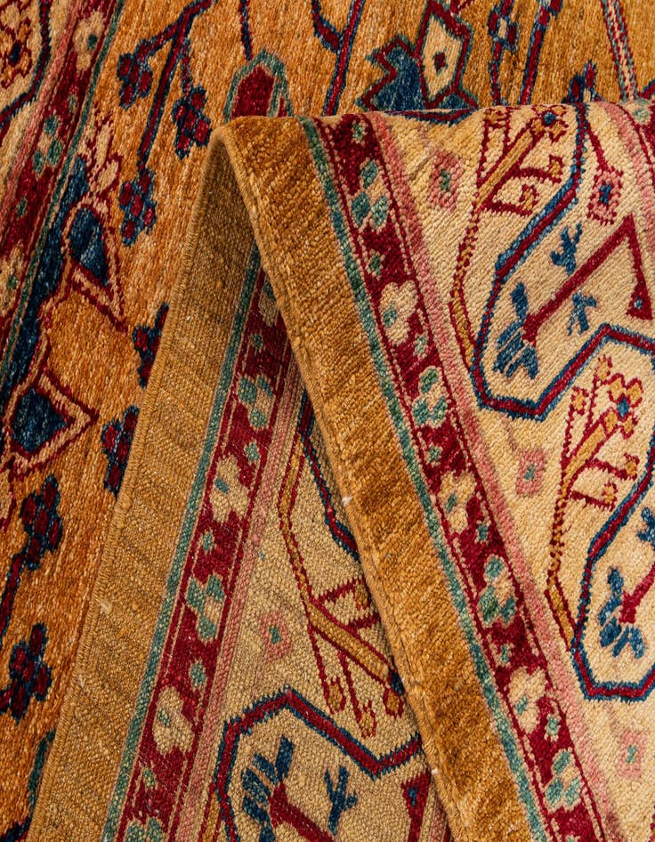 Detail image of 5' 1 x 6' 8  Hand Knotted Ziegler Wool Rug