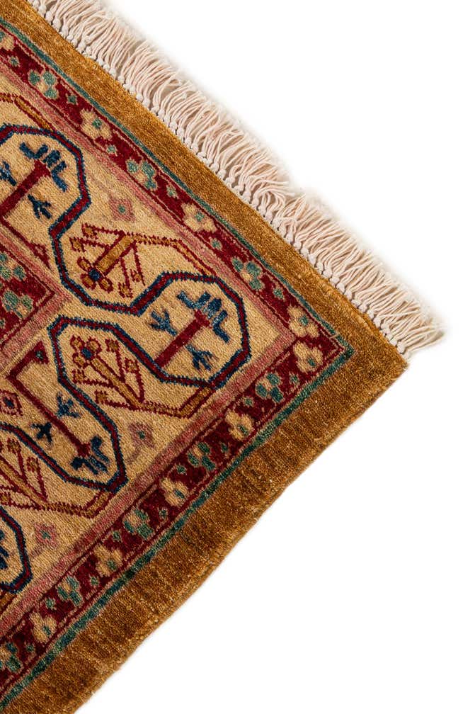 5' 1 x 6' 8 Hand Knotted Ziegler Wool Rug