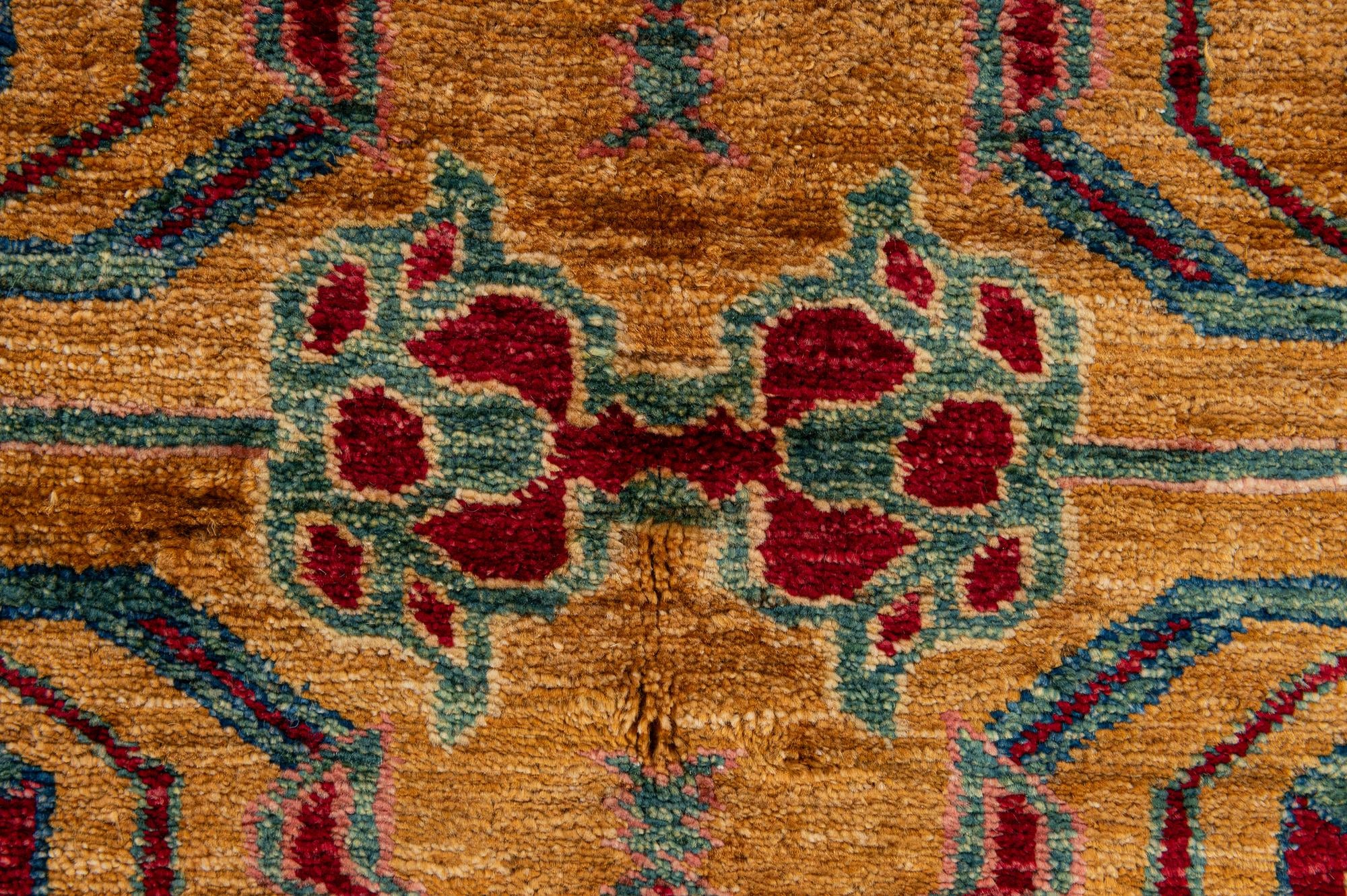 5' 1 x 6' 8 Hand Knotted Ziegler Wool Rug