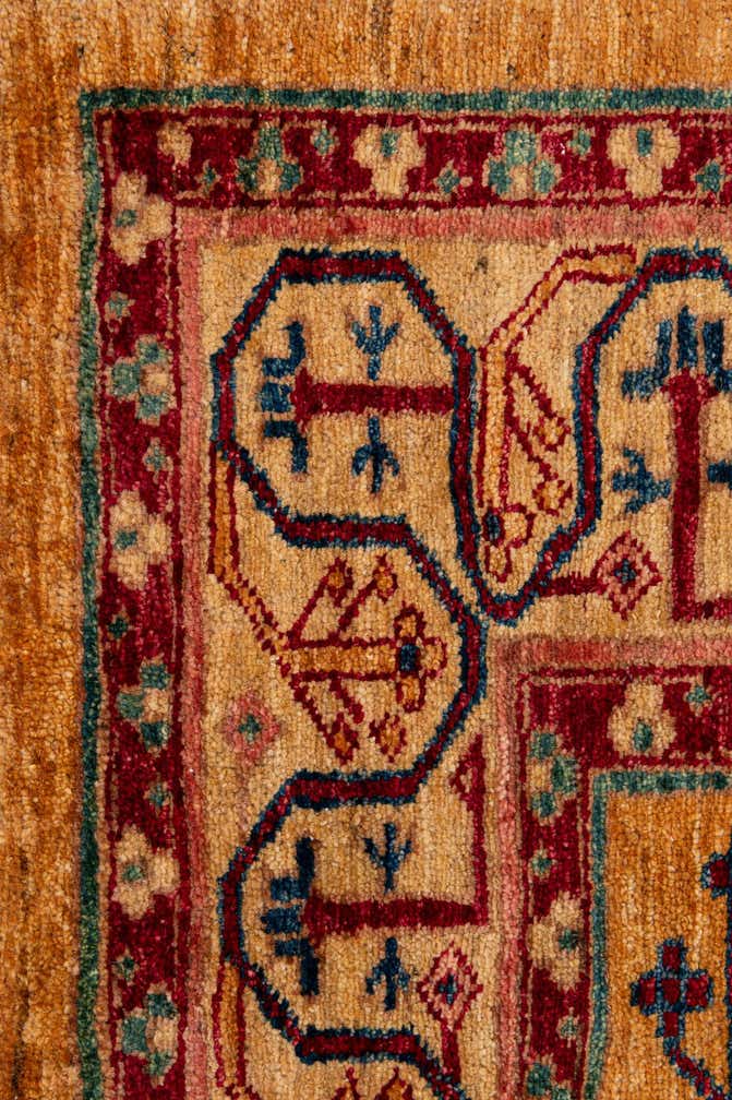 5' 1 x 6' 8 Hand Knotted Ziegler Wool Rug