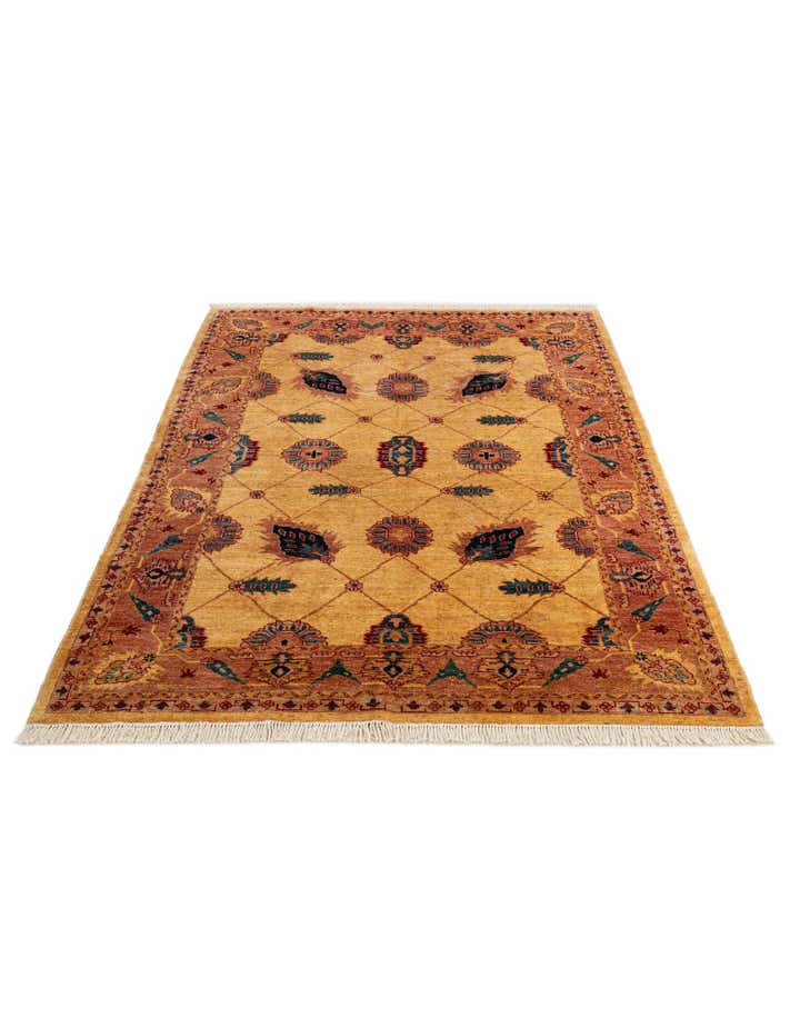5' 7 x 7' 8 Hand Knotted Ziegler Wool Rug
