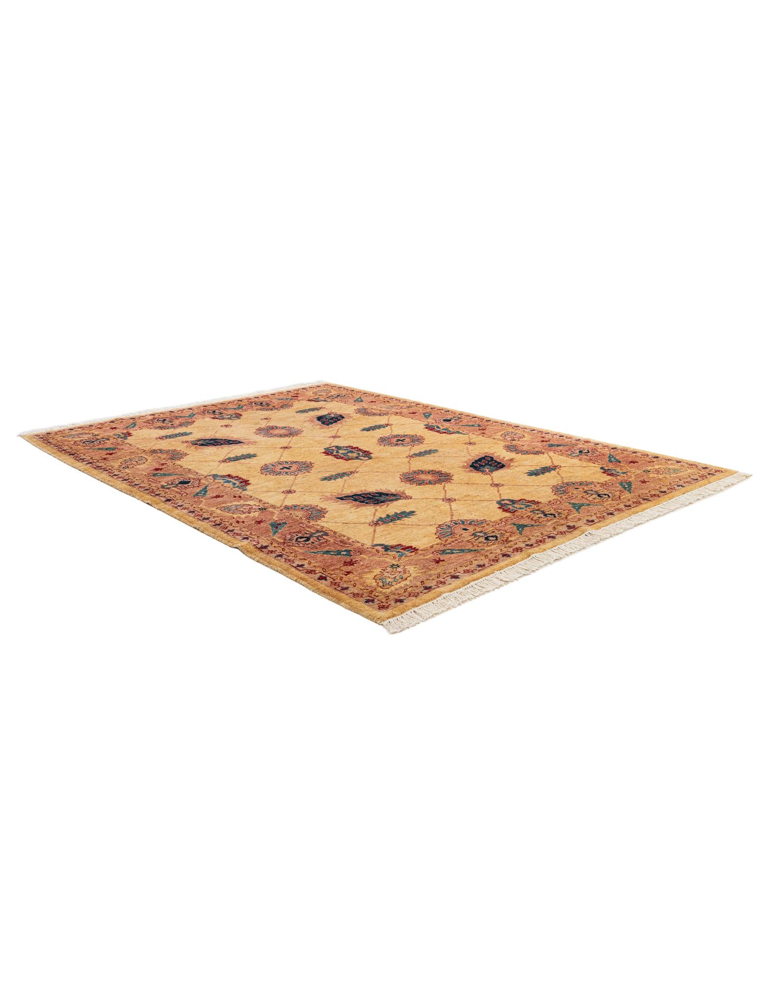 5' 7 x 7' 8 Hand Knotted Ziegler Wool Rug