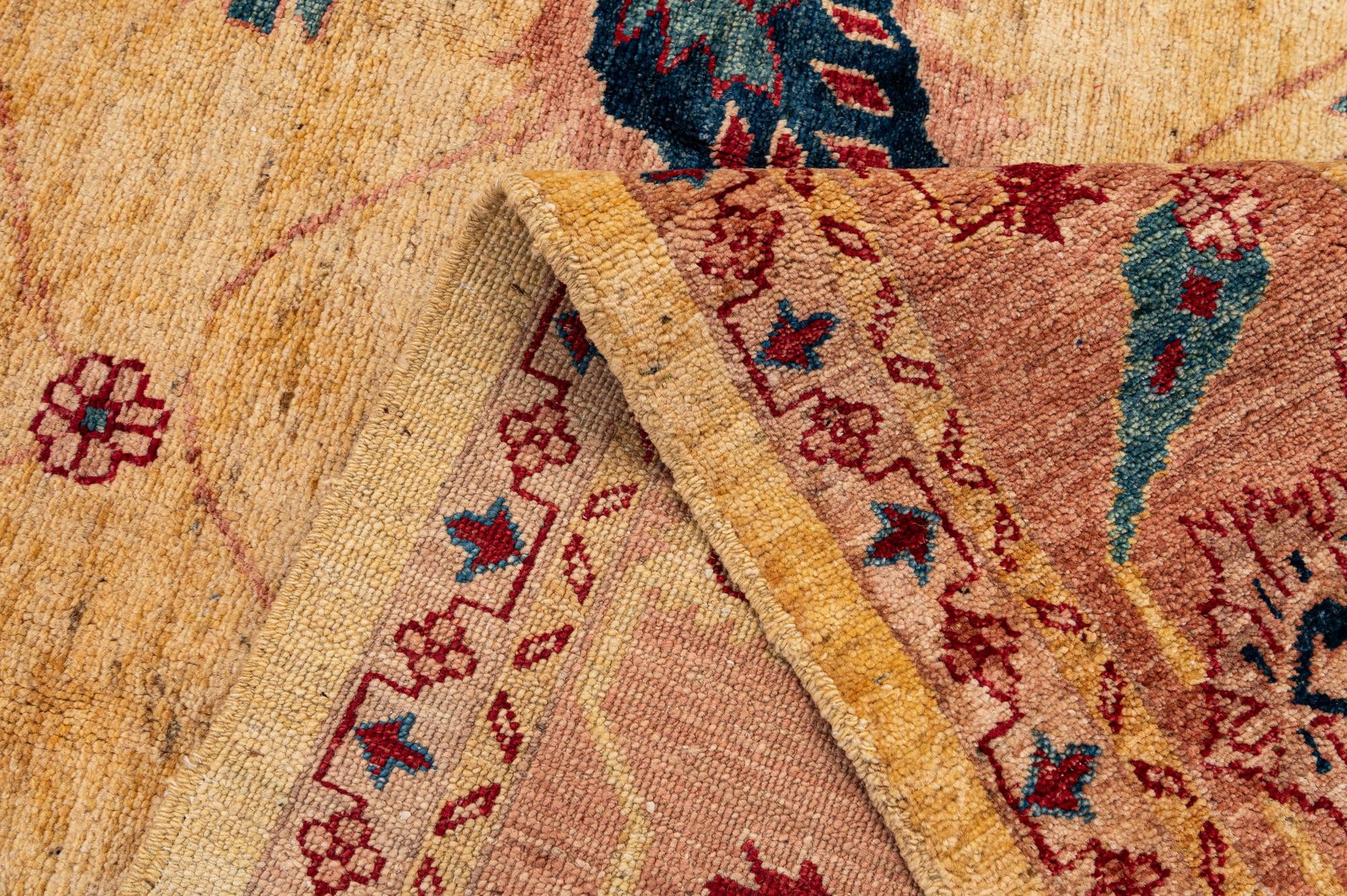 5' 7 x 7' 8 Hand Knotted Ziegler Wool Rug