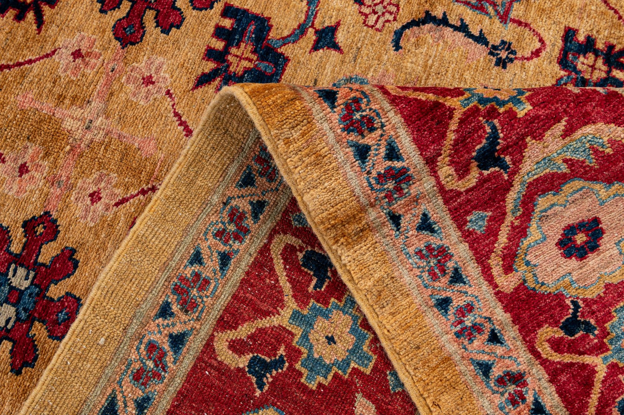 5' 5 x 8' 10 Hand Knotted Ziegler Wool Rug