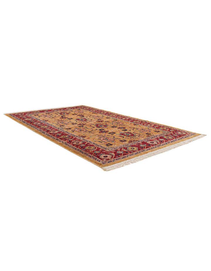 5' 5 x 8' 10 Hand Knotted Ziegler Wool Rug