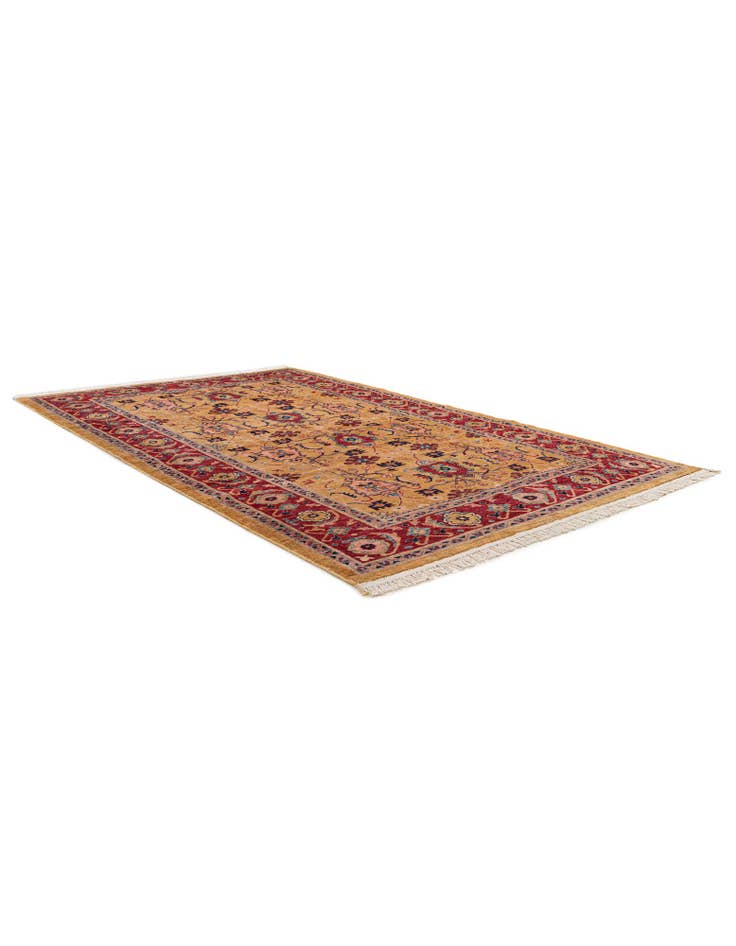 Detail image of 5' 5 x 8' 10 Hand Knotted Ziegler Wool Rug