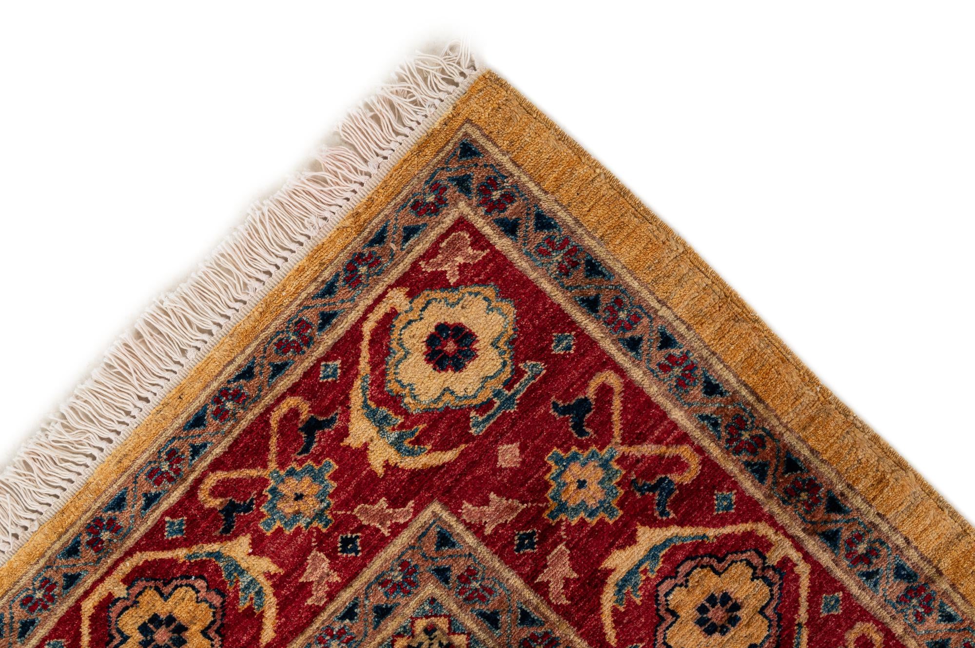 5' 6 x 8' Hand Knotted Ziegler Wool Rug