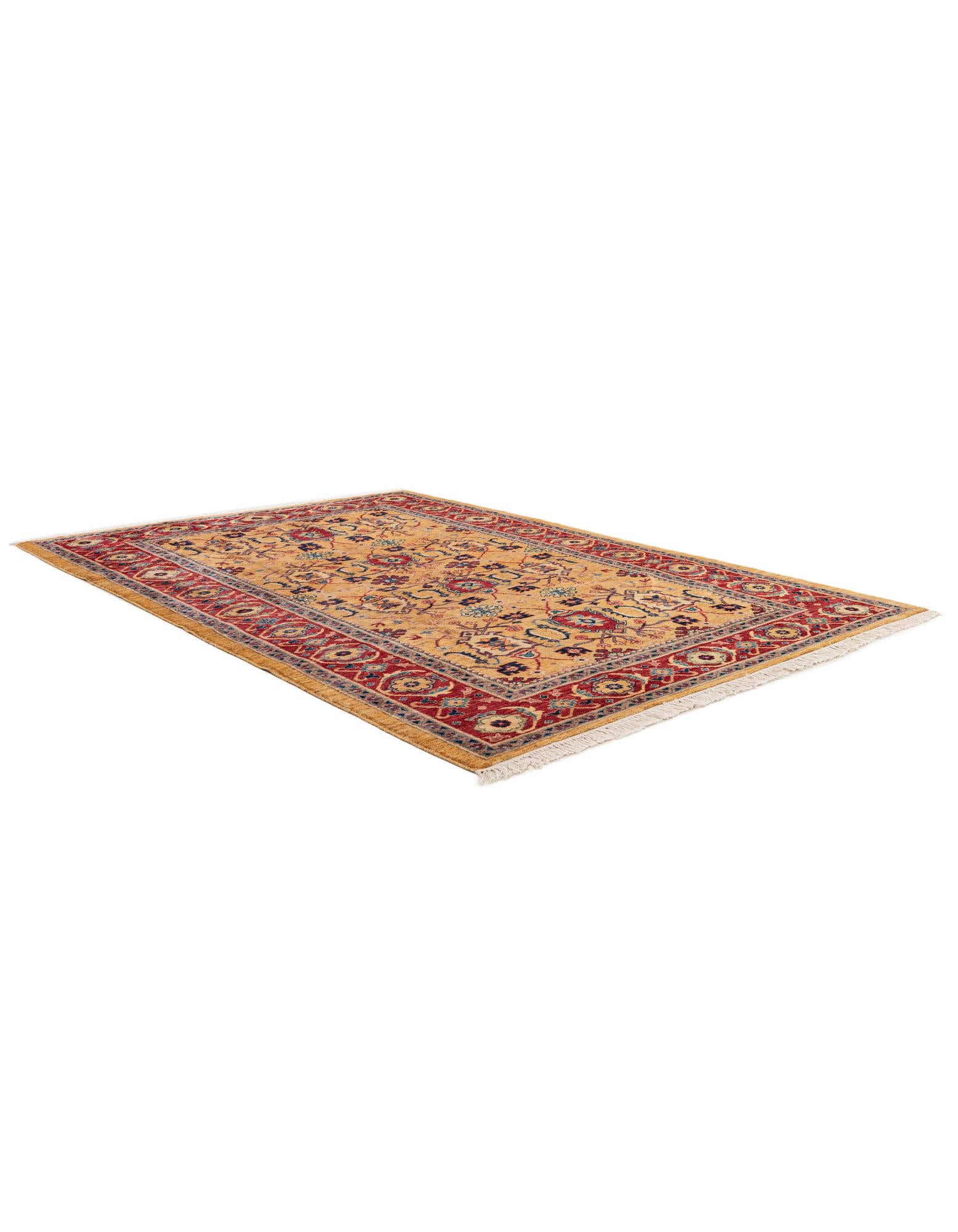 5' 6 x 8' Hand Knotted Ziegler Wool Rug