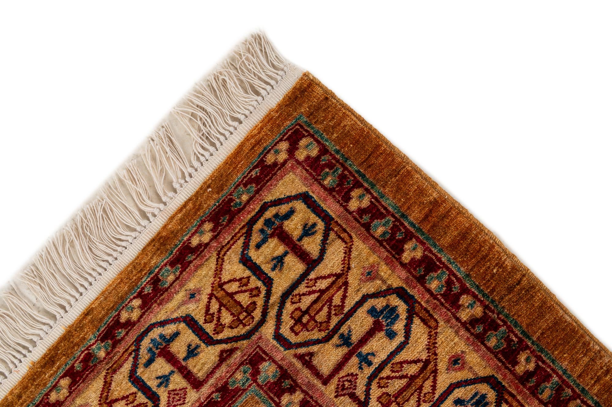 5' 2 x 6' 9 Hand Knotted Ziegler Wool Rug