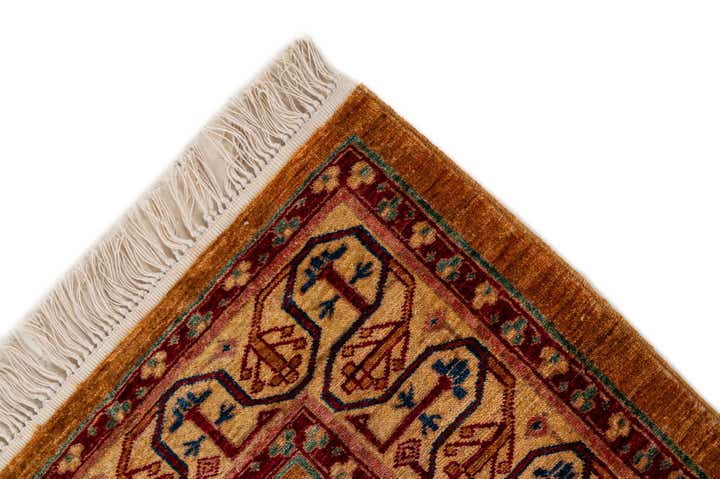 5' 2 x 6' 9 Hand Knotted Ziegler Wool Rug