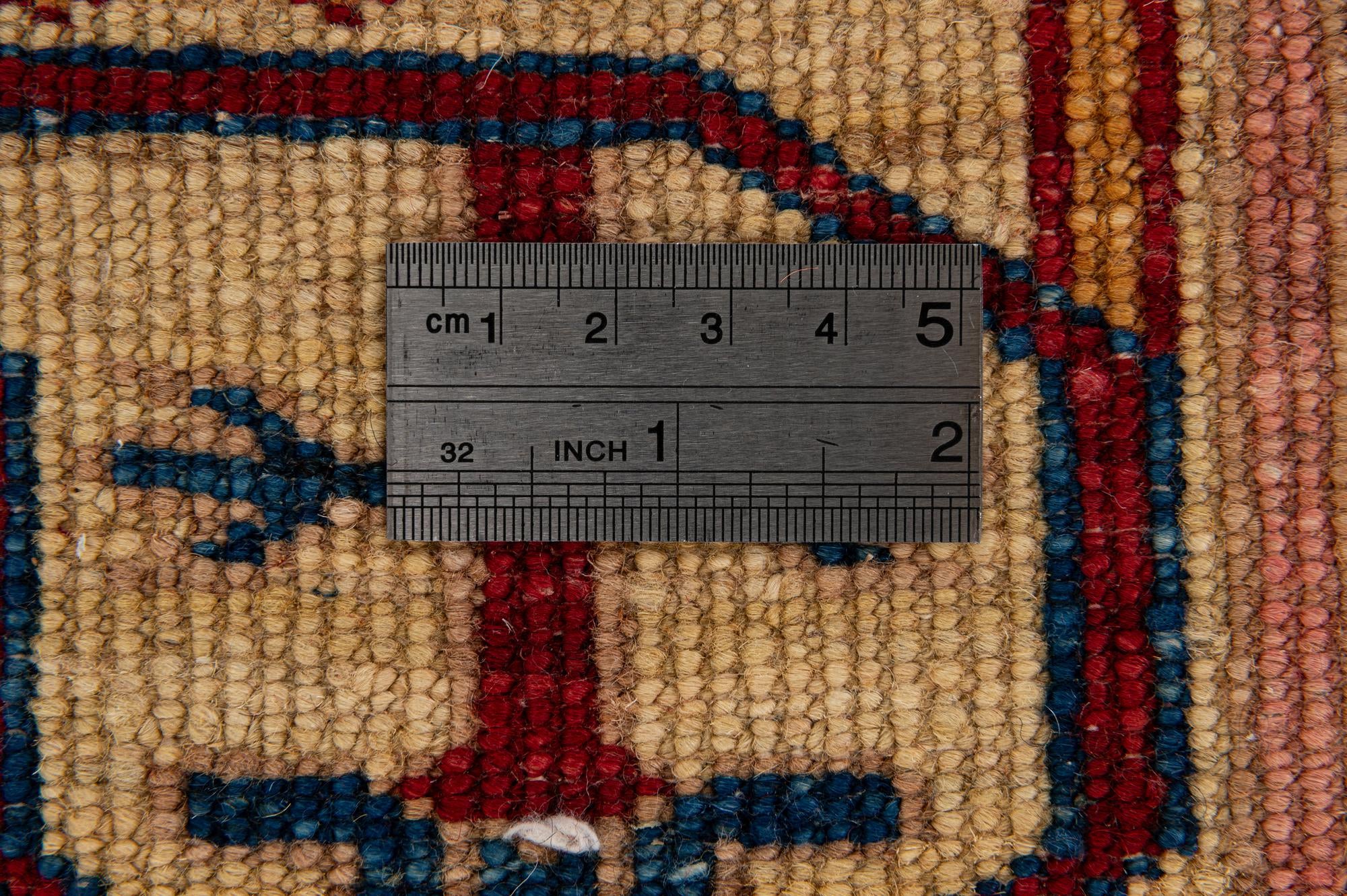5' 2 x 6' 9 Hand Knotted Ziegler Wool Rug