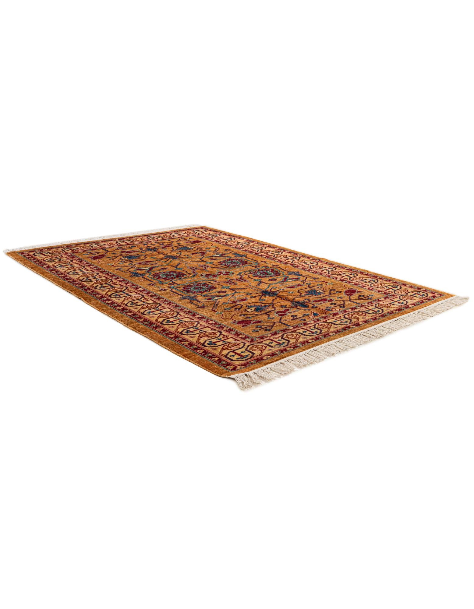 5' 2 x 6' 9 Hand Knotted Ziegler Wool Rug