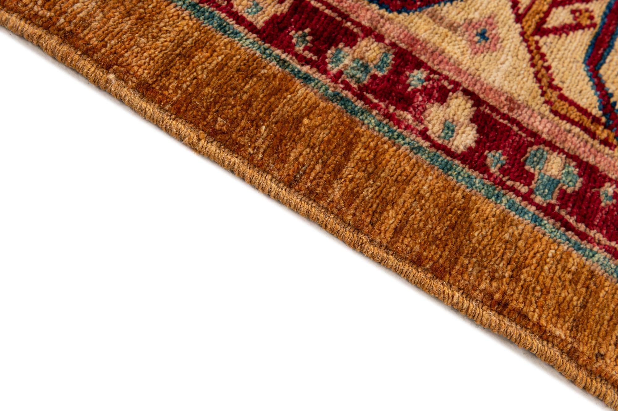 5' 2 x 6' 9 Hand Knotted Ziegler Wool Rug