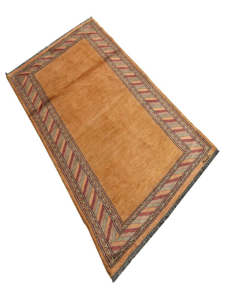 Detail image of 3' 2 x 5' 1 Hand Knotted Ziegler Oriental Wool Rug