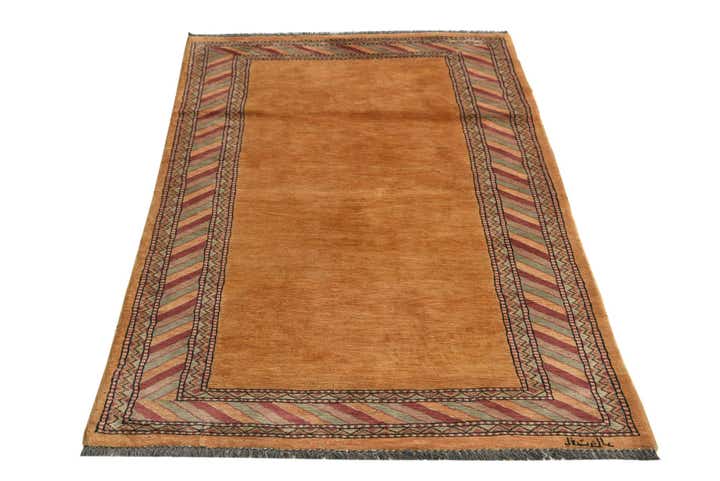 3' 2 x 5' 1 Hand Knotted Ziegler Oriental Wool Rug