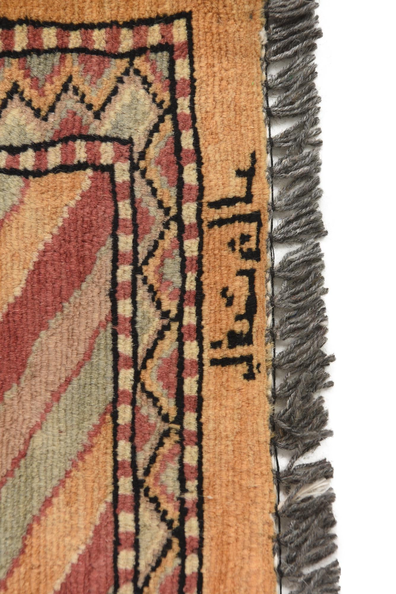 3' 2 x 5' 1 Hand Knotted Ziegler Oriental Wool Rug