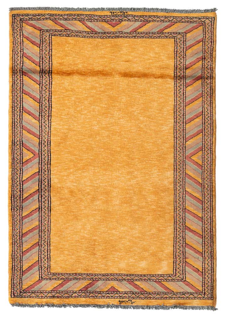 3' 3 x 4' 10 Hand Knotted Ziegler Oriental Wool Rug