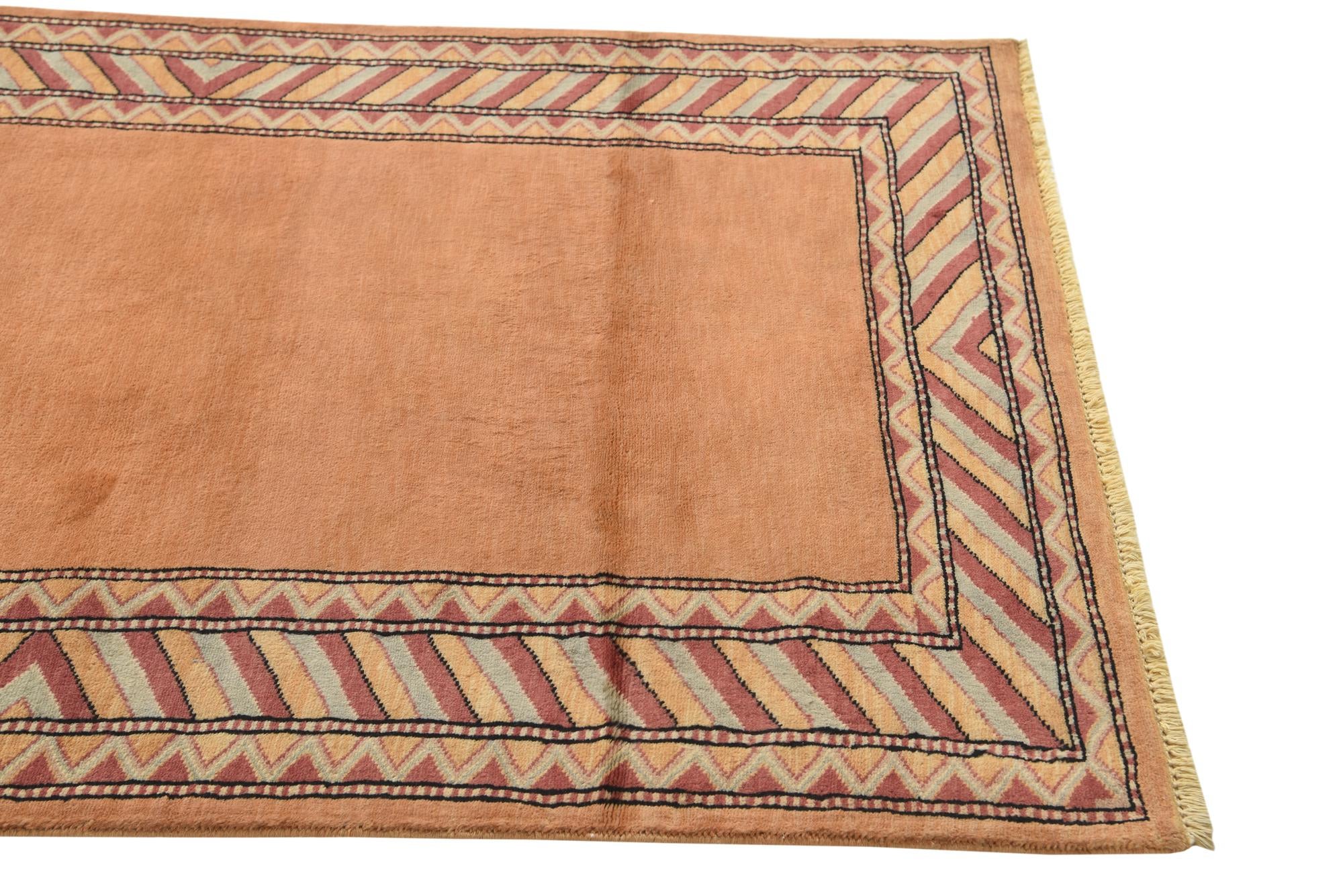 3' 2 x 5' 2 Hand Knotted Ziegler Oriental Wool Rug