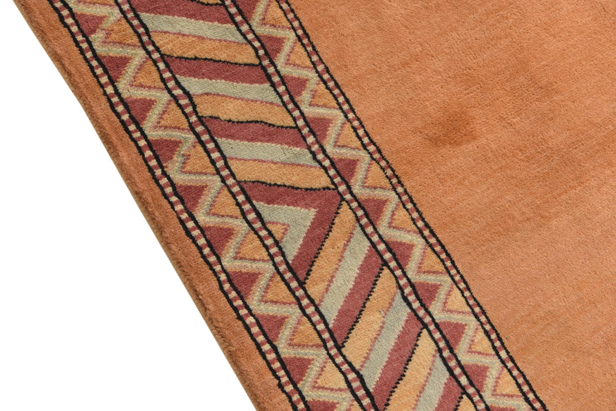 3' 2 x 5' 2 Hand Knotted Ziegler Oriental Wool Rug
