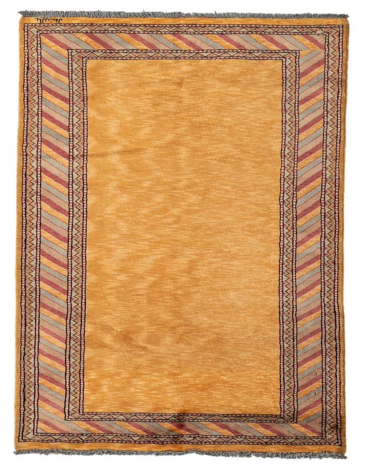 Detail image of 3' 3 x 5' Hand Knotted Ziegler Oriental Wool Rug