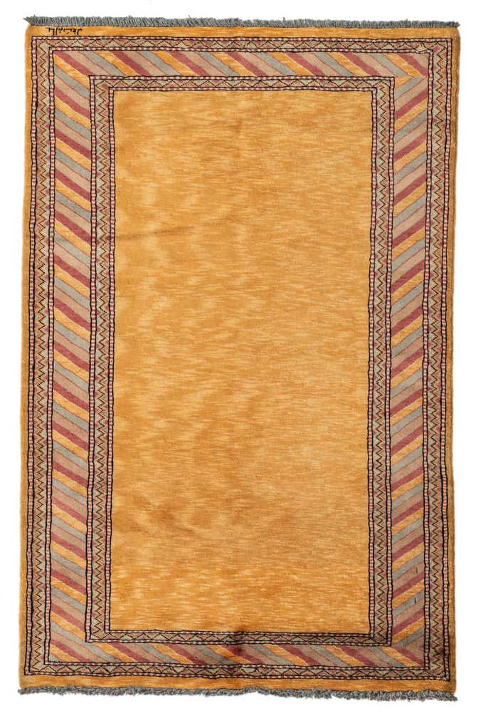 3' 3 x 5' Hand Knotted Ziegler Oriental Wool Rug