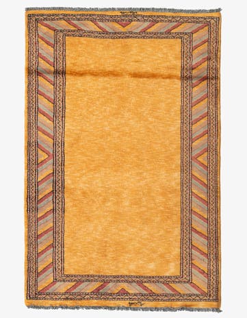 3' 3 x 4' 10 Hand Knotted Ziegler Oriental Wool Rug