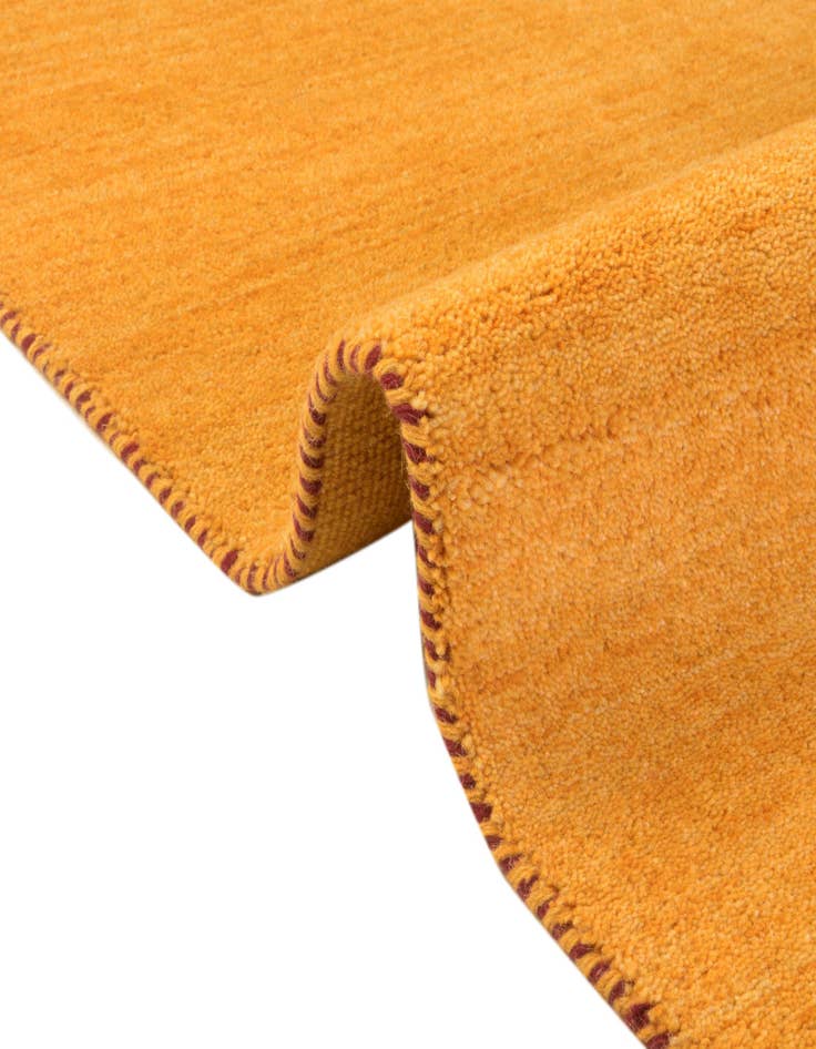 Detail image of 9' 10 x 9' 10  Hand Knotted Solid Gabbeh Wool Round Rug