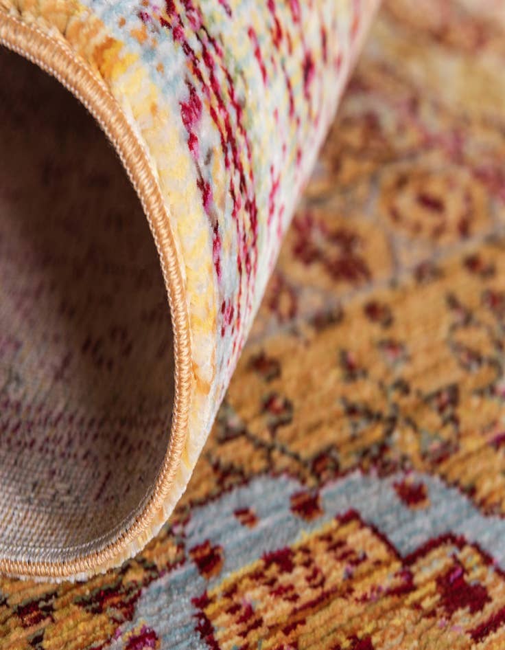 Detail image of 2' 7 x 13' Aqua Runner Rug