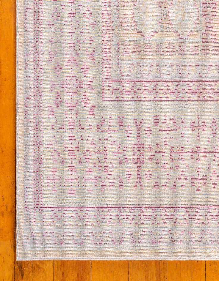 Detail image of 2' 7 x 13' Aqua Runner Rug