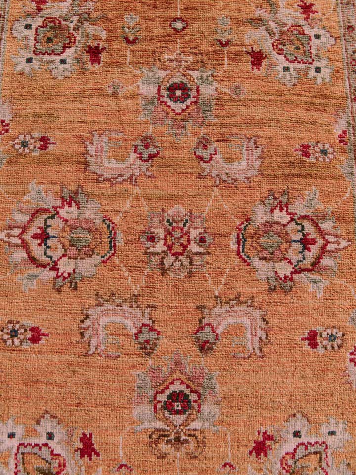 2' 8 x 10' 5 Hand Knotted Ariana Ziegler Runner Rug