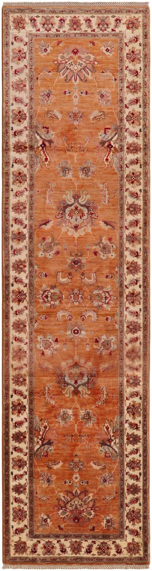 2' 8 x 10' 5 Hand Knotted Ariana Ziegler Runner Rug