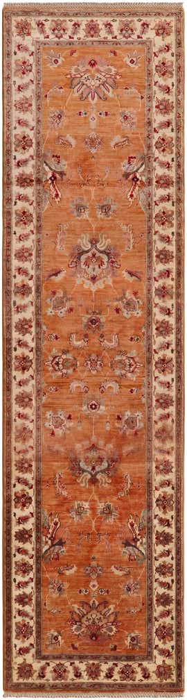 2' 8 x 10' 5 Hand Knotted Ariana Ziegler Runner Rug
