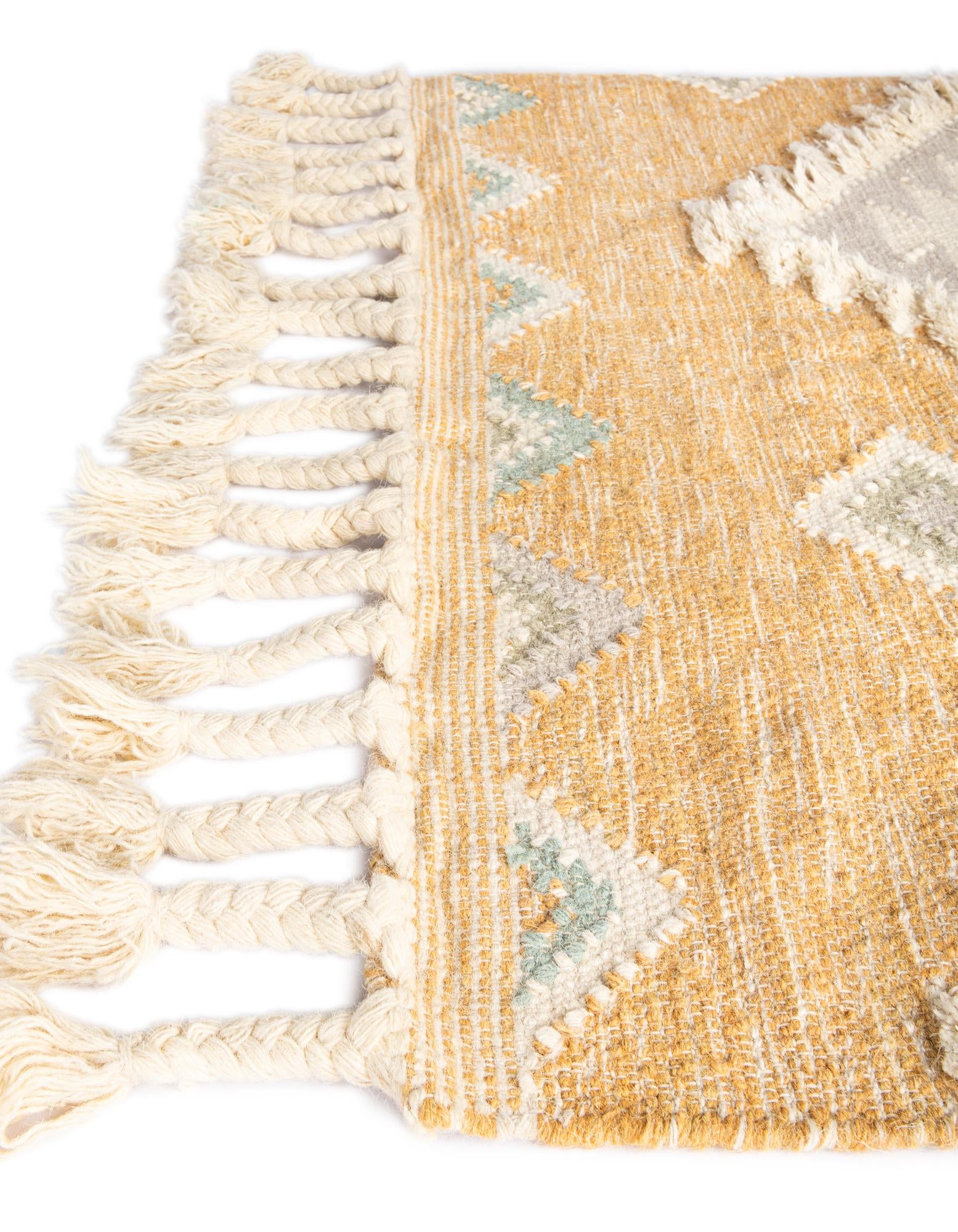 2' 2 x 8' 2 Hand Woven Arizona Wool Runner Rug