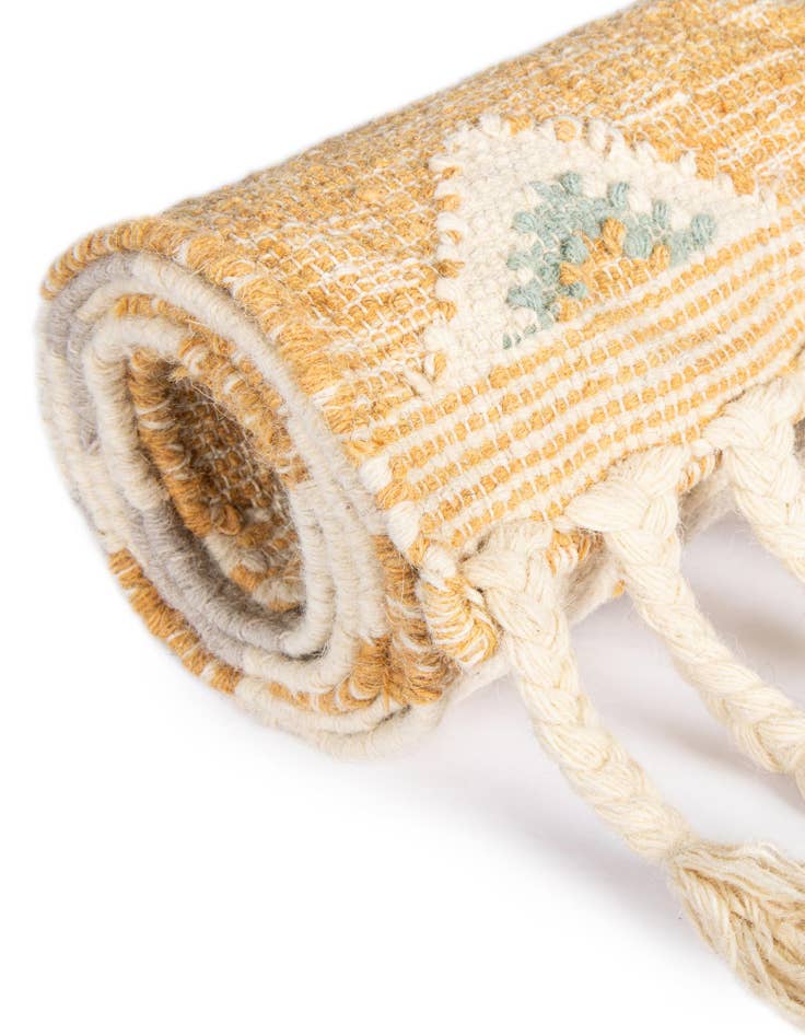 Detail image of 2' 2 x 8' 2  Hand Woven Arizona Wool Runner Rug