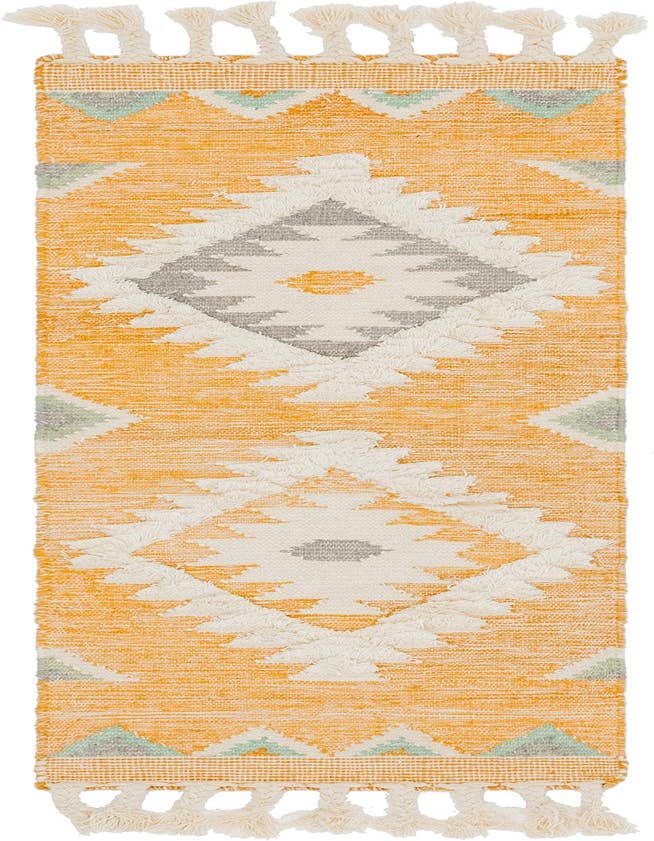 Detail image of 2' 2 x 6' 1 Hand Woven Arizona Wool Runner Rug