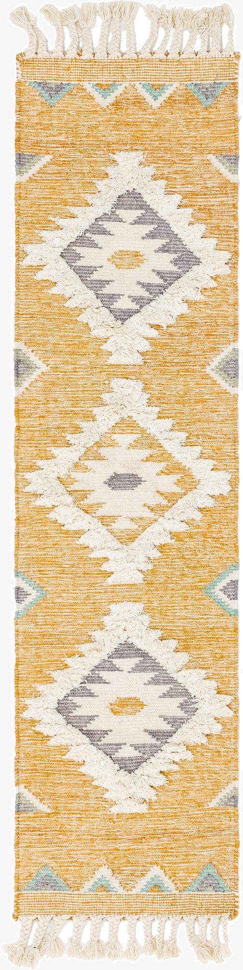 2' 2 x 8' 2  Hand Woven Arizona Wool Runner Rug