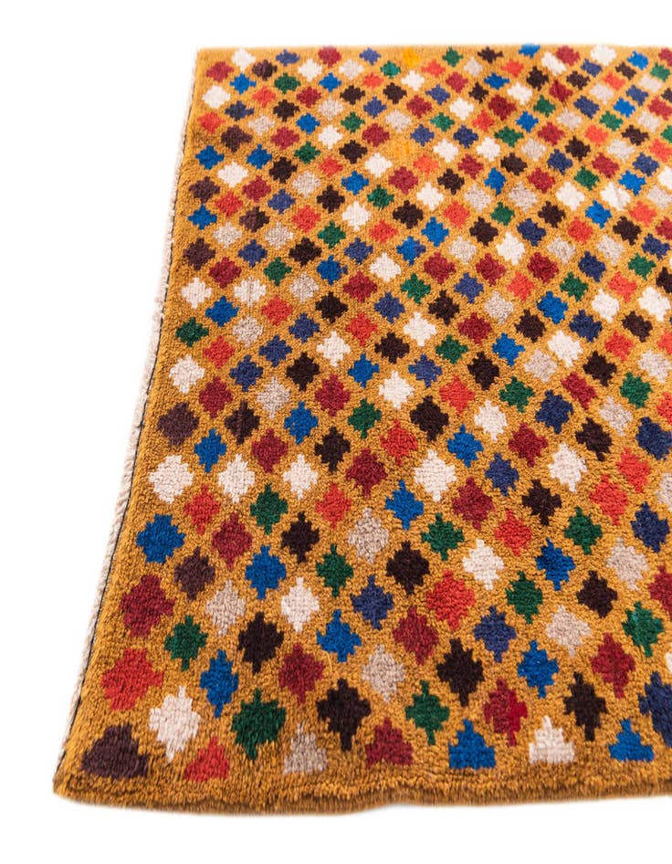 Detail image of 2' 9 x 9' 6  Hand Knotted Balouch Wool Runner Rug