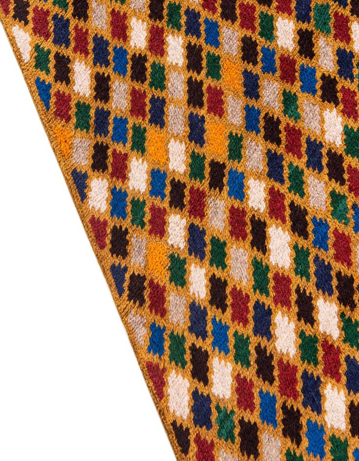 Detail image of 2' 9 x 9' 6  Hand Knotted Balouch Wool Runner Rug