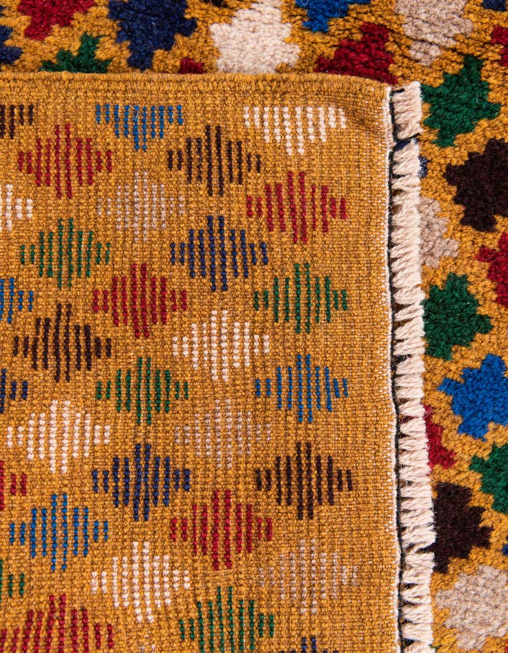 Detail image of 2' 9 x 9' 6  Hand Knotted Balouch Wool Runner Rug