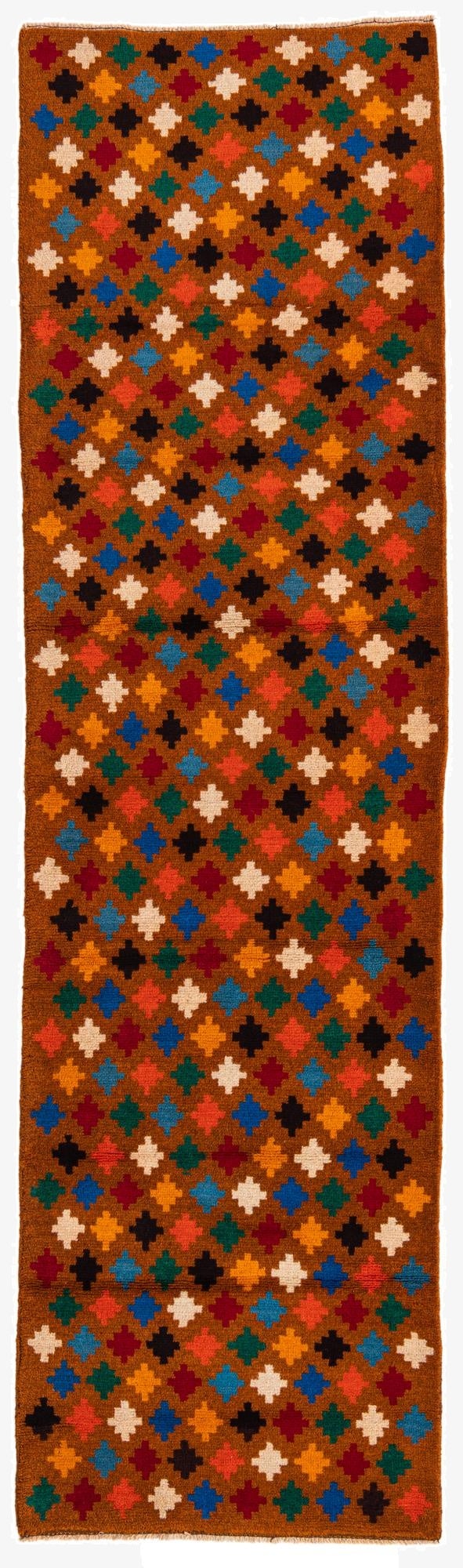 2' 9 x 9' 8  Hand Knotted Balouch Wool Runner Rug