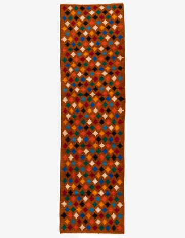 2' 9 x 9' 8 Hand Knotted Balouch Wool Runner Rug