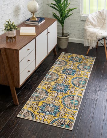 2' 2 x 6' 7 Washable Casablanca Runner Rug